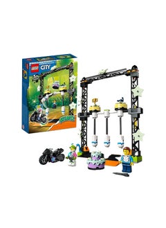 LEGO City The Knockdown Stunt Challenge 60341 Building Kit (117 Pieces)  - Image 1