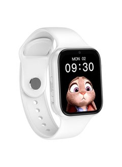 Europe, Asia And Africa Card Children's Phone Watch Supports Multi-language Positioning Video Call Student Smart Watch-Color:White