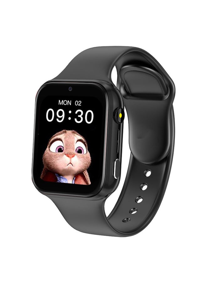 Generic - Europe, Asia And Africa Card Children's Phone Watch Supports Multi-language Positioning Video Call Student Smart Watch-Color:White - Image 1
