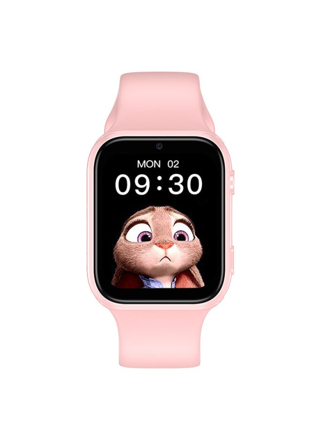 Generic - Europe, Asia And Africa Card Children's Phone Watch Supports Multi-language Positioning Video Call Student Smart Watch-Color:White - Image 1
