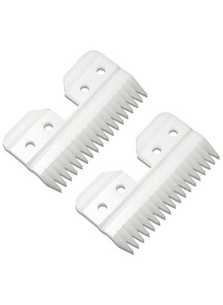 2Pcs 18Teeth Oster Ceramic Blade Fast Feed Clippers Replacement Blades For A5 Grooming Cutter Series 18Teeth Andis Blade Parts (3F/3Fc 4F/4Fc 5F/5Fc 7F/7Fc 3 4 57 8.5 9 10) - pzsku/ZCF6540D3D63653F74B45Z/45/_/1696664910/63c569fd-cd72-4c8c-95dd-d0c49f3881ec