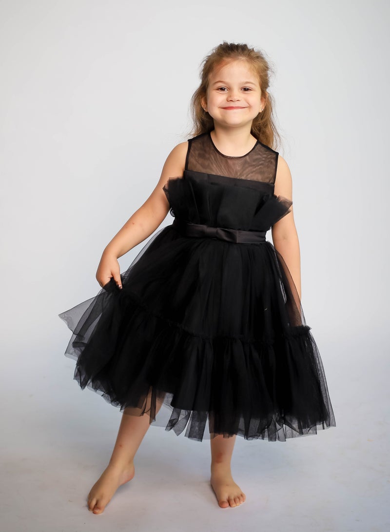 D'Daniela Tiered Tulle Dress - Image 2