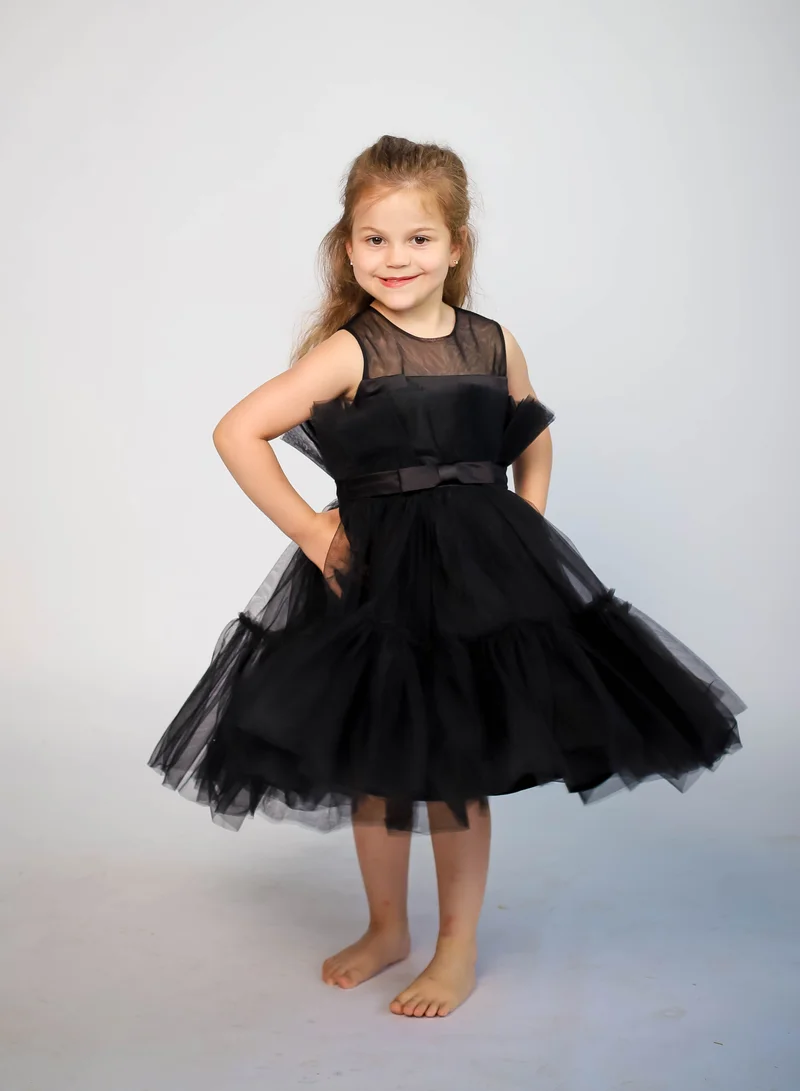 D'Daniela Tiered Tulle Dress