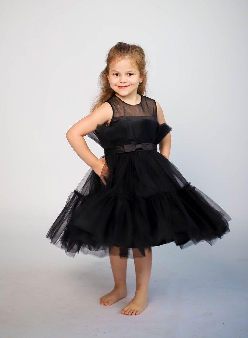 D'Daniela Tiered Tulle Dress - Image 5