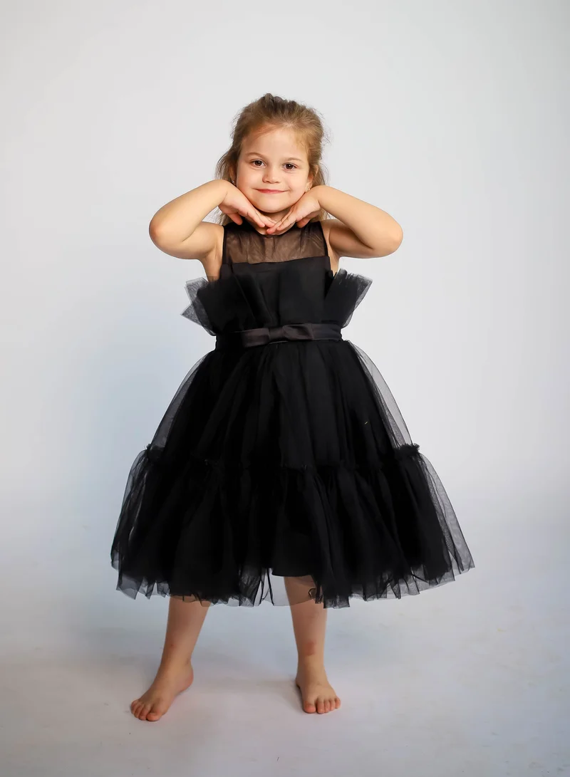 D'Daniela Tiered Tulle Dress