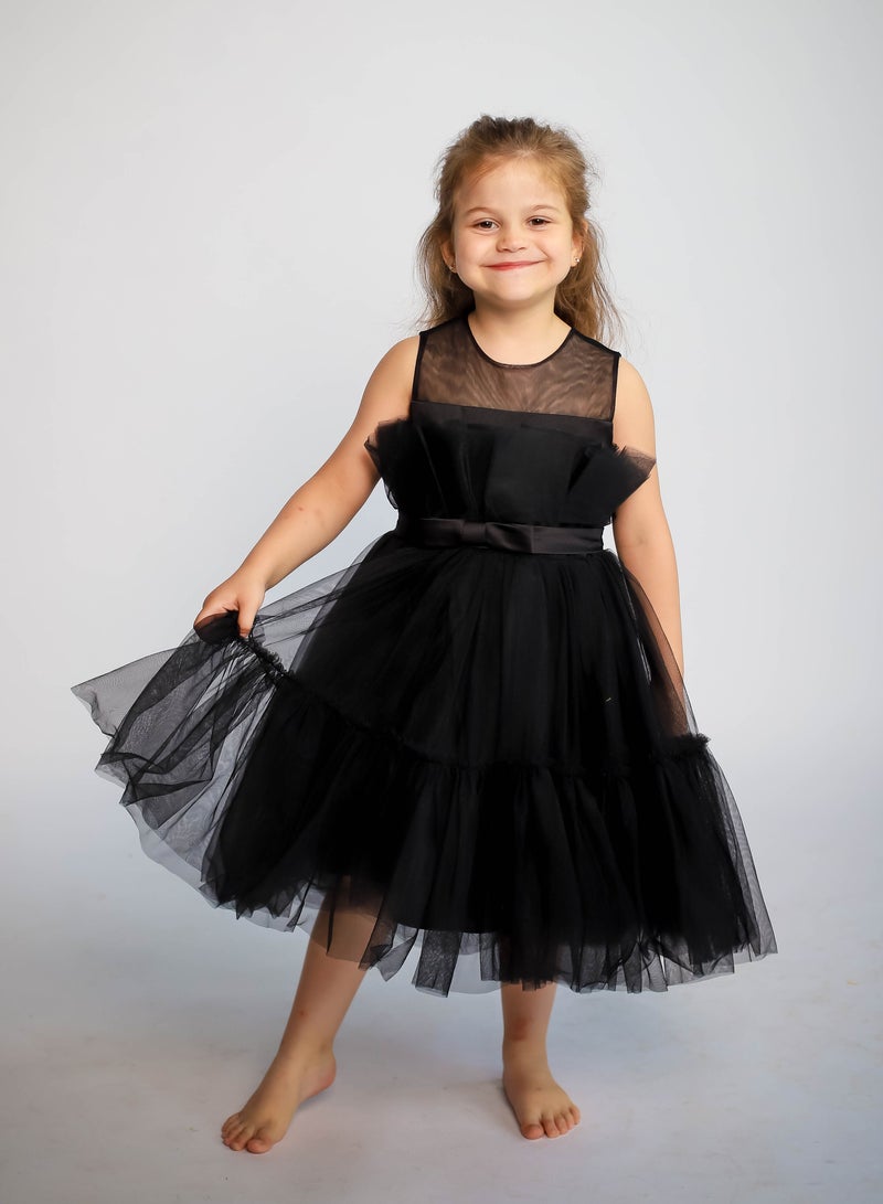 D'Daniela Tiered Tulle Dress - Image 1