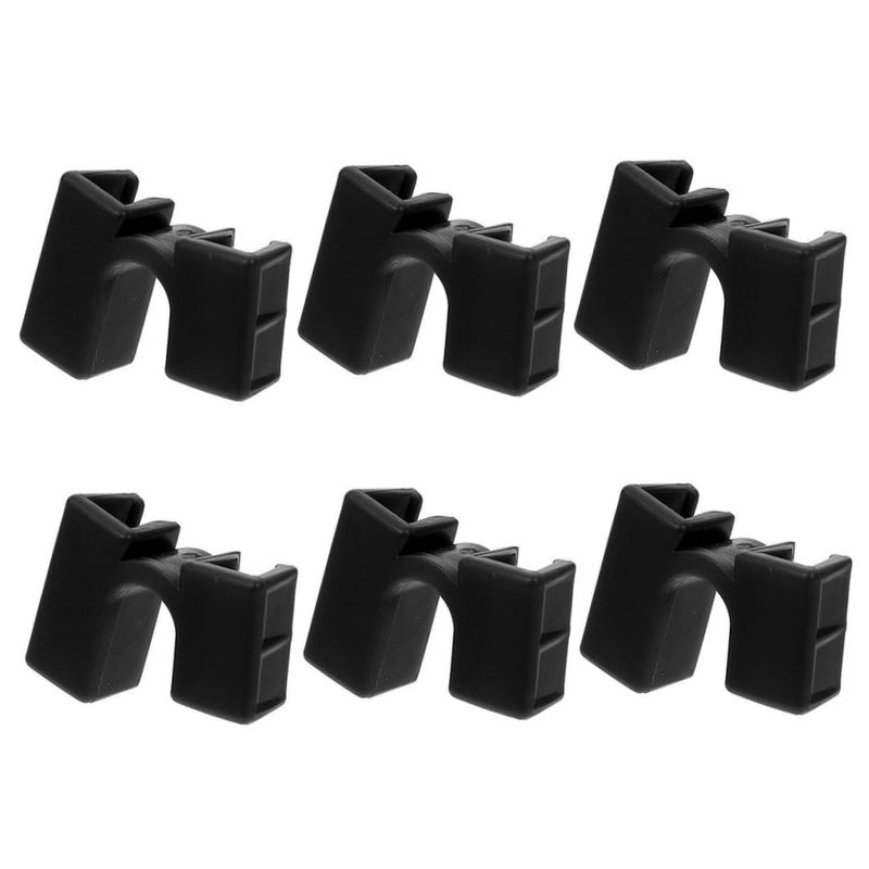 Red Chopstick Training Clips 6pcs Food Grade Holders for Beginners Easy to Use Learning Aid - Image 2