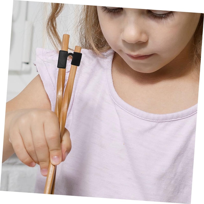 Red Chopstick Training Clips 6pcs Food Grade Holders for Beginners Easy to Use Learning Aid - Image 4