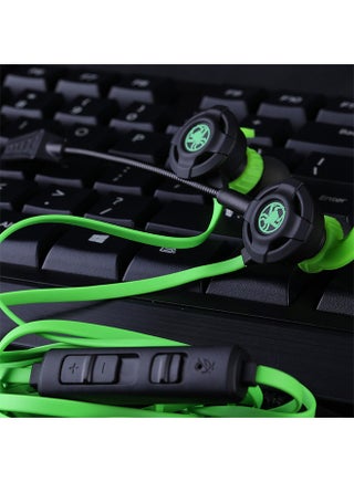 G30 Wired Gaming Earphone for Computer with Adjustable Microphone in-Ear Earbuds Stereo Bass Headset,Noise Isolating Earbuds for PUBG/FPS Games - view 2