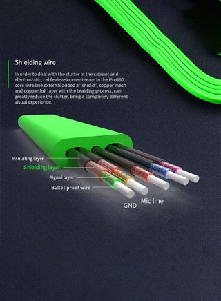 G30 Wired Gaming Earphone for Computer with Adjustable Microphone in-Ear Earbuds Stereo Bass Headset,Noise Isolating Earbuds for PUBG/FPS Games - view 5