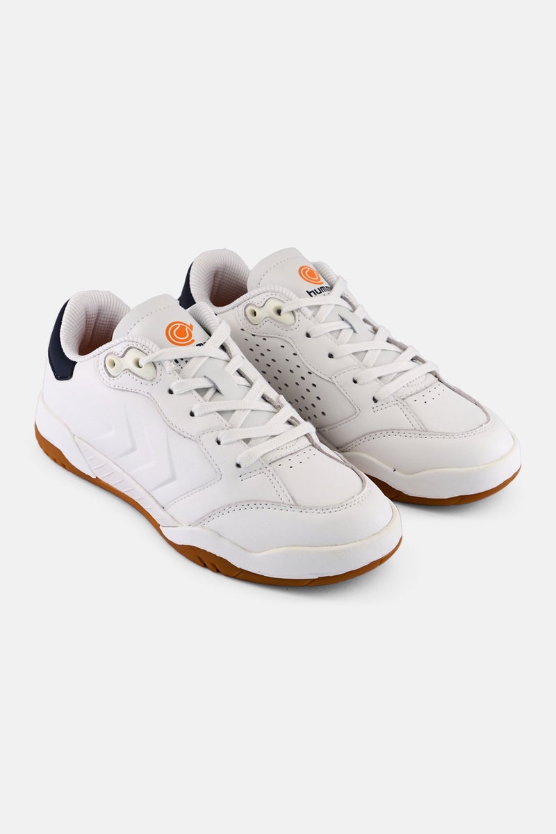 Hummel Kids Boy Top Skin Reach Lace Up Shoes, White - Image 1