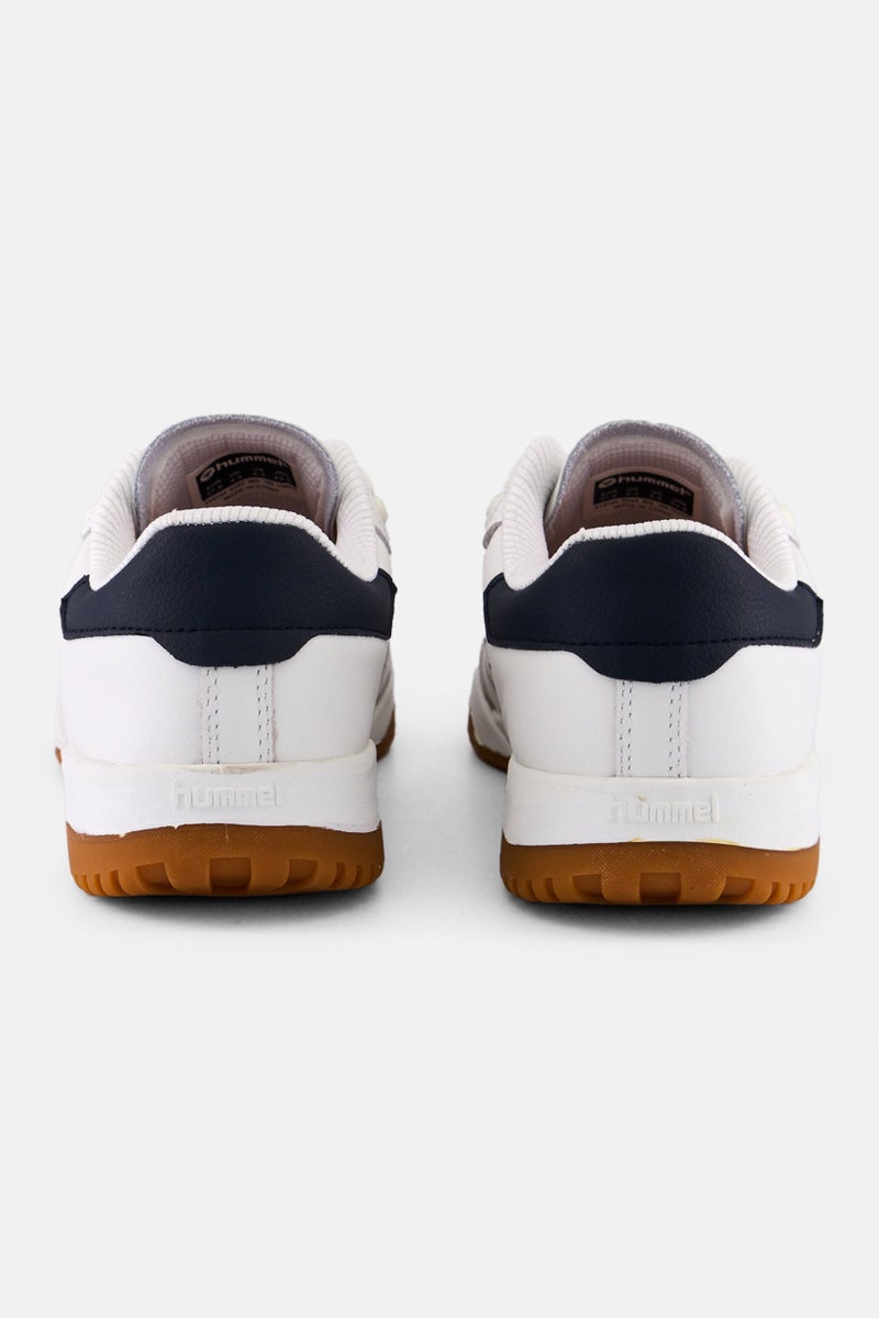 Hummel Kids Boy Top Skin Reach Lace Up Shoes, White - Image 4