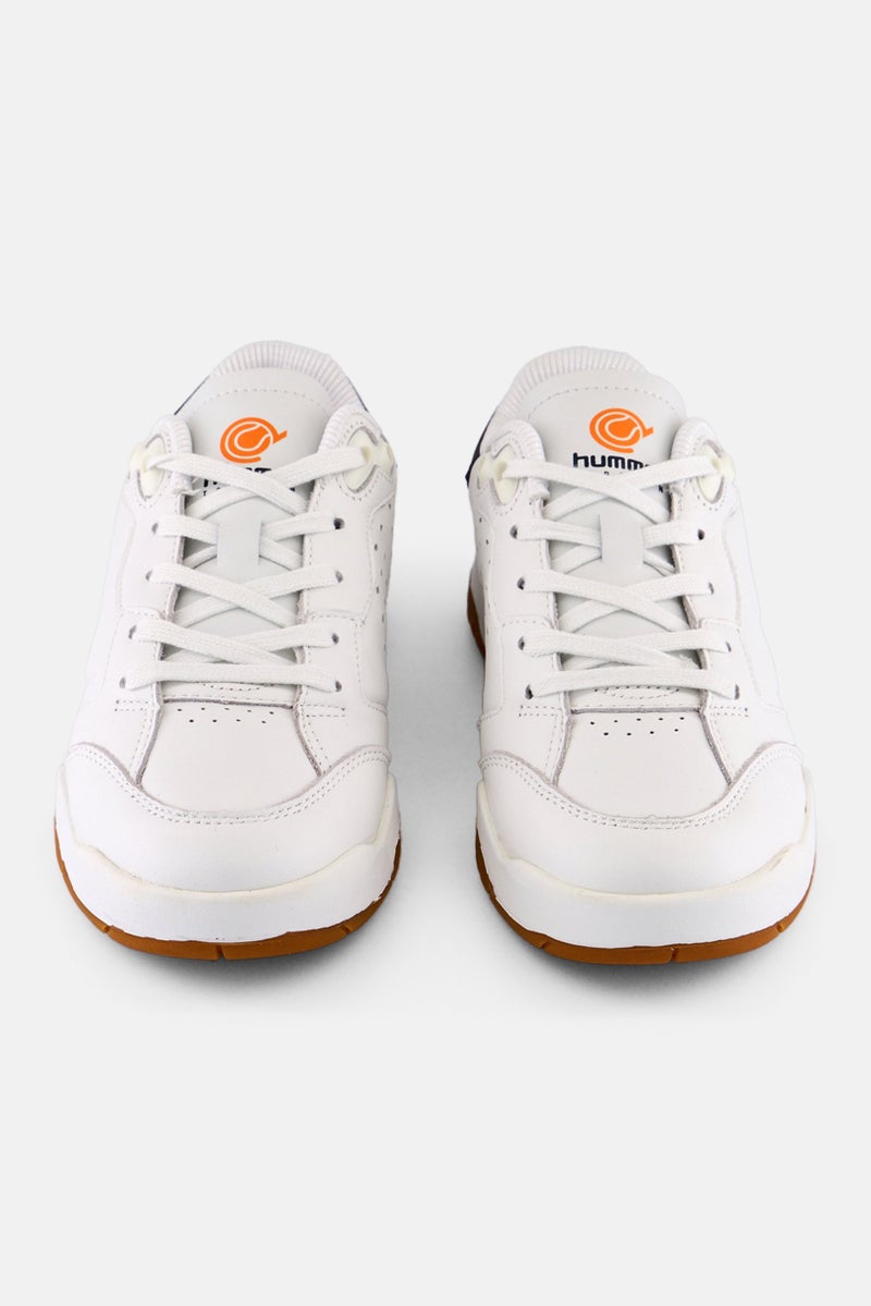Hummel Kids Boy Top Skin Reach Lace Up Shoes, White - Image 3