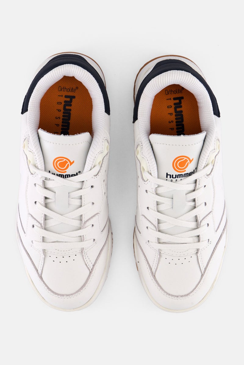 Hummel Kids Boy Top Skin Reach Lace Up Shoes, White - Image 2
