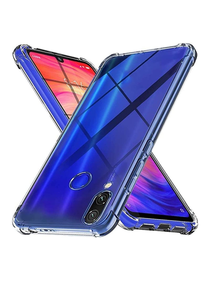 Generic For Infinix Hot 7 -X624 Clear TPU Silicone Gel Bumper Case [Shockproof] [Ultra-Thin] [Ultra-Light] for Infinix Hot 7 -X624 - Clear Shock Proof M7molge 