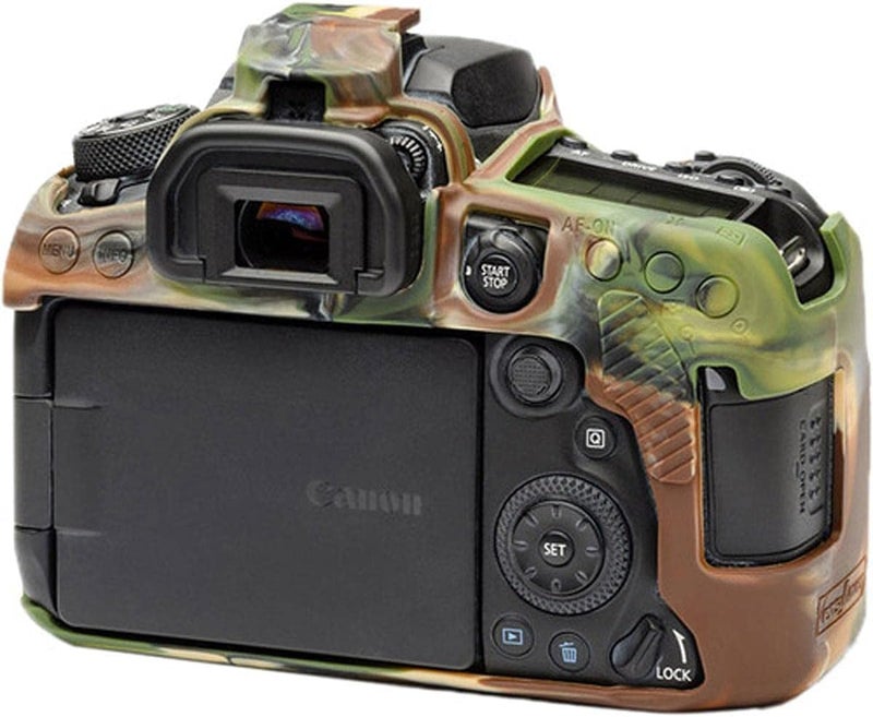easyCover Silicone Camera Case for Canon EOS 90D - Camo Design - Image 2