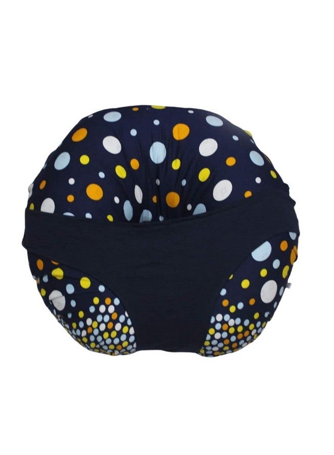 Kradyl Kroft 5In1 Baby Feeding Pillow With 100% Cotton Detachable Cover | With Belt And Baby Hoop | Breastfeeding Pillow | Nursing Pillow Multicolor - Image 1