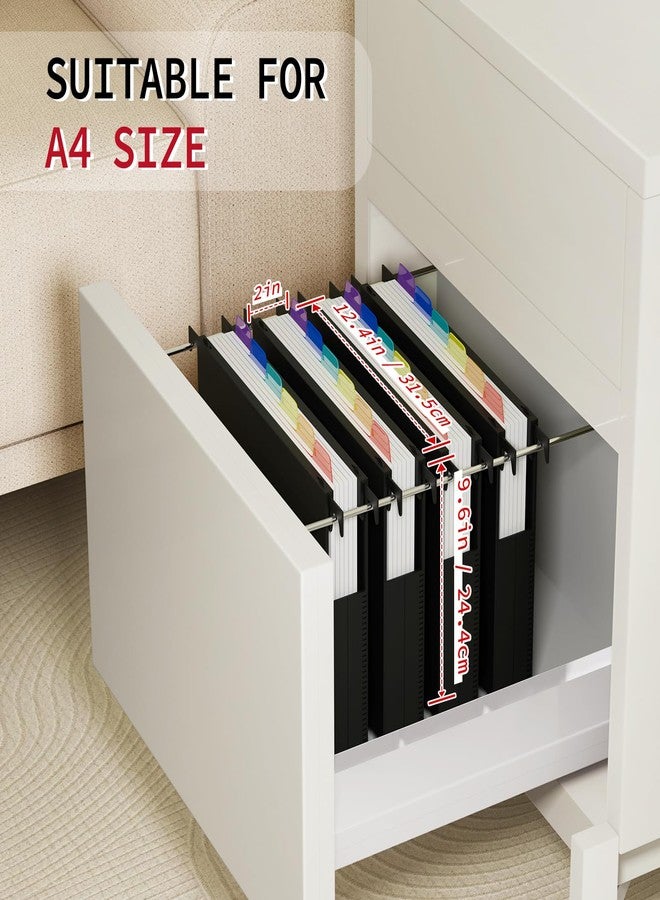 Uquelic Plastic Hanging File Folders Letter Size Heavy Duty, 12 Pack - Image 3
