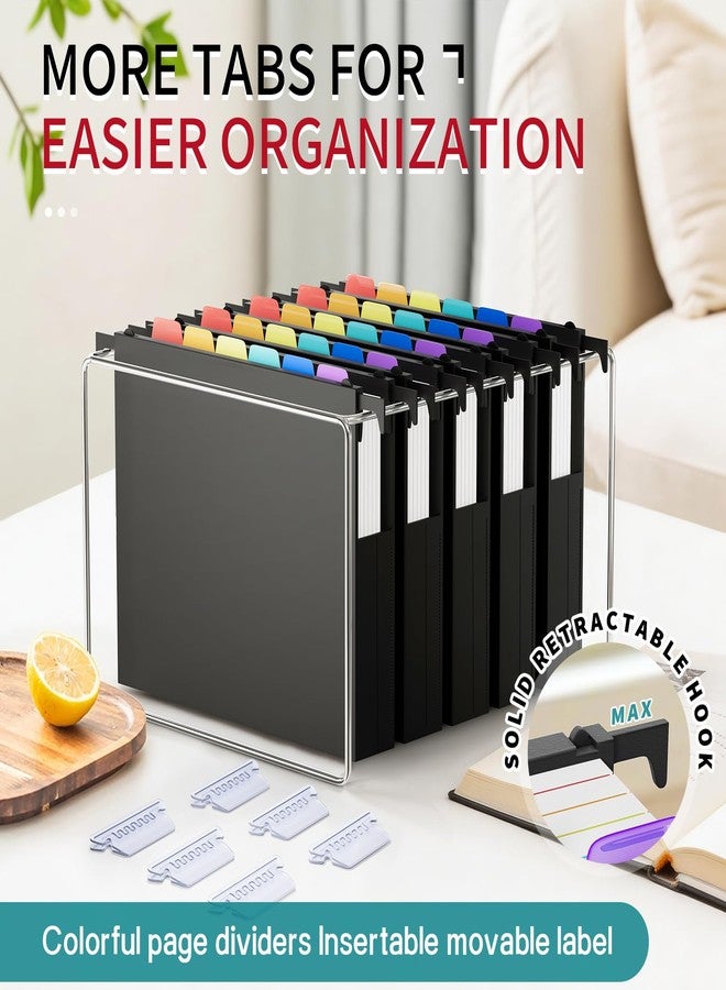 Uquelic Plastic Hanging File Folders Letter Size Heavy Duty, 12 Pack - Image 5