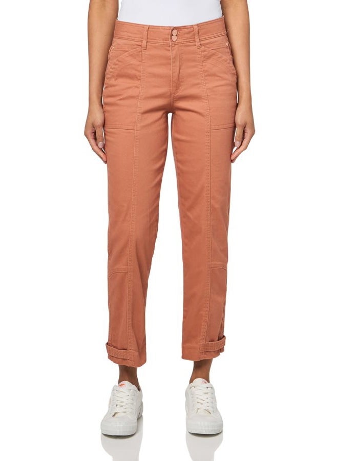Democracy Women's Ab Solution High Rise Utility, Raw Sienna, 12 - Image 1