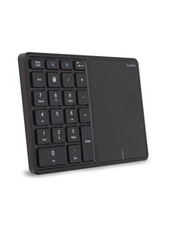 SYOSI 2.4G Wireless Numeric Keypad with Touchpad, 22 Keys Portable Bluetooth Number Pad, Financial Accounting USB C Rechargeable Number KeyboardBlack  - Image 1