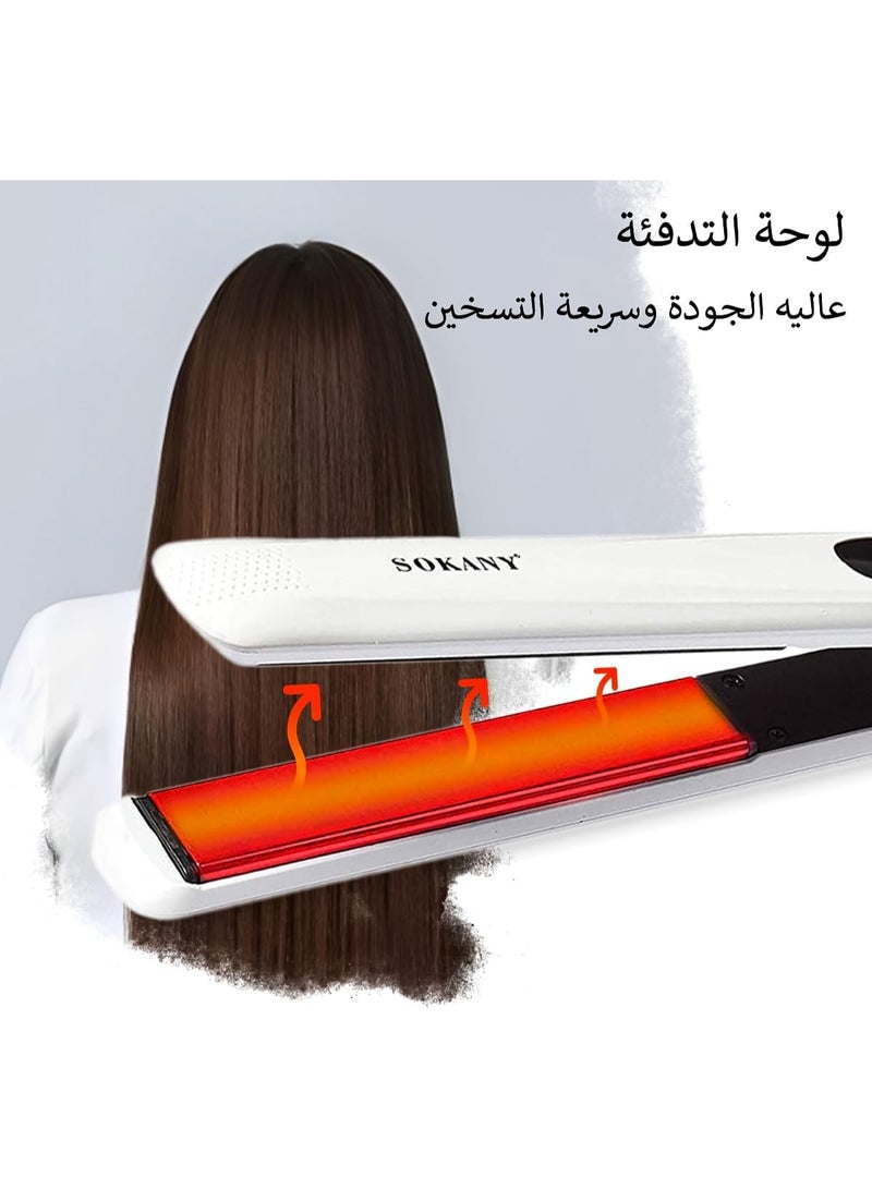 Sokany HS-025 Hair Straightener and Styling Tool - Image 3
