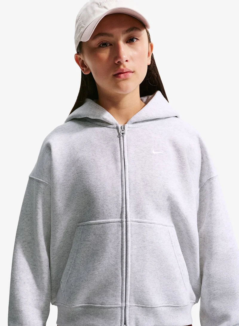 Nike Youth Studio Fleece Oversized Hoodie