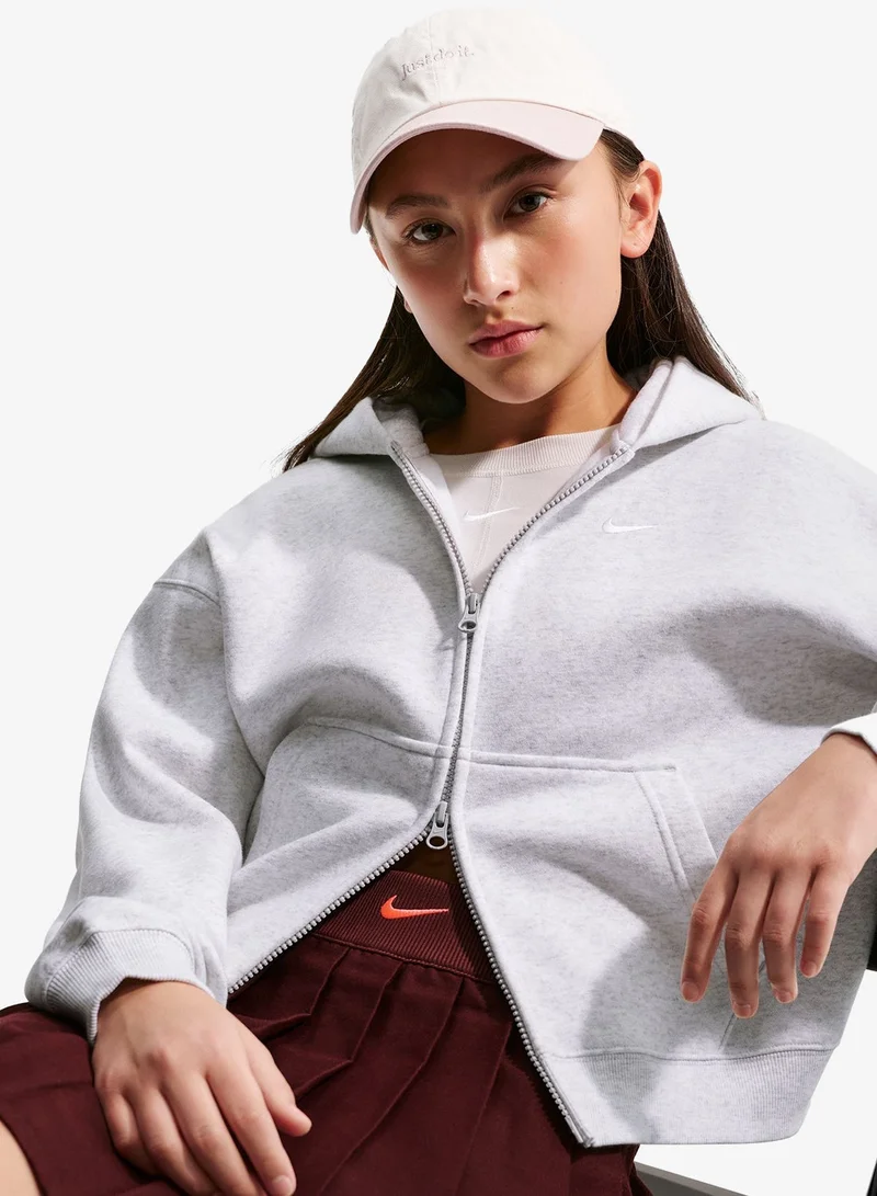 Nike Youth Studio Fleece Oversized Hoodie