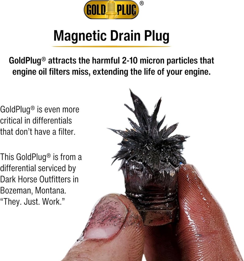 GoldPlug | Made in USA | Stainless Magnetic Drain Plug | Fits All Honda Motorcycles | M12x1.5 | MP01T | Reduced Hex Head| | Includes SW03 Washer | - Image 5