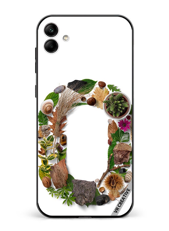 VR CREATIVE Protective Case Cover For Samsung Galaxy A04 Alphabet O Design Multicolour - Image 1