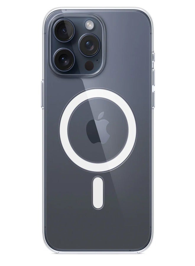 Magsafe Case for iPhone 12 Pro Max Magsafe Clear Cover Magnetic Wireless Charging Support, Shockproof Protection, Scratch-Resistant for iPhone 12 Pro Max - Clear  - Image 2