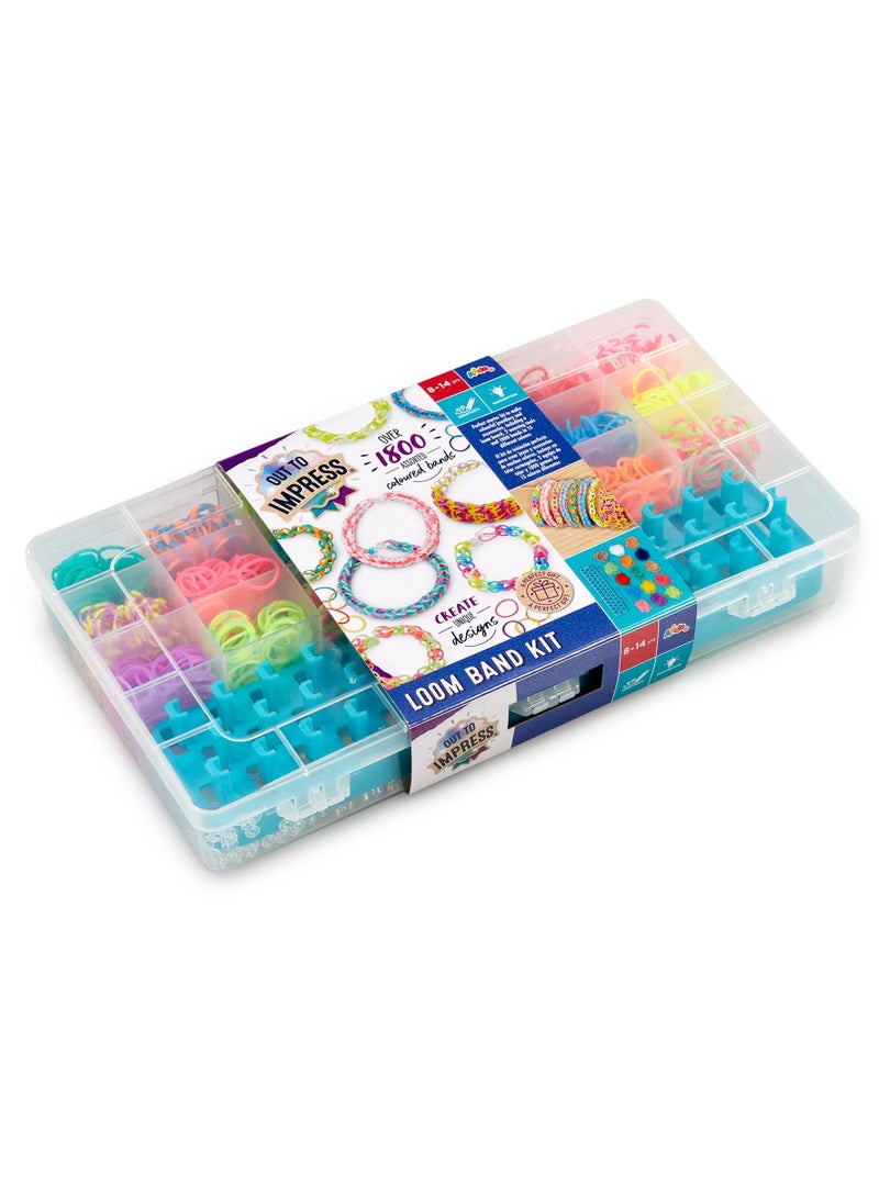ADDO Addo Out to Impress Loom Bands Kit | Bracelet, Necklace,  Ring Making Kit | Rubber Bands | Customize Your Jewellery | Arts & Craft | DIY Craft Kit | Do it Yourself | Educational & Learning | Creative Gift for Kids and Adults  - Image 3