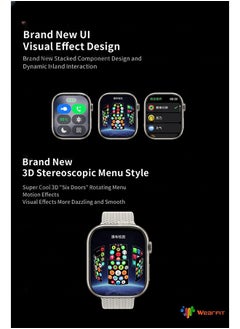 DAREU 2.02'' AMOLED Smartwatch with AI Interaction, G-Sensor, TWS Earphone Connectivity, Remote Camera, Health Monitoring & App Market Expansion for Men & Women  - Image 3