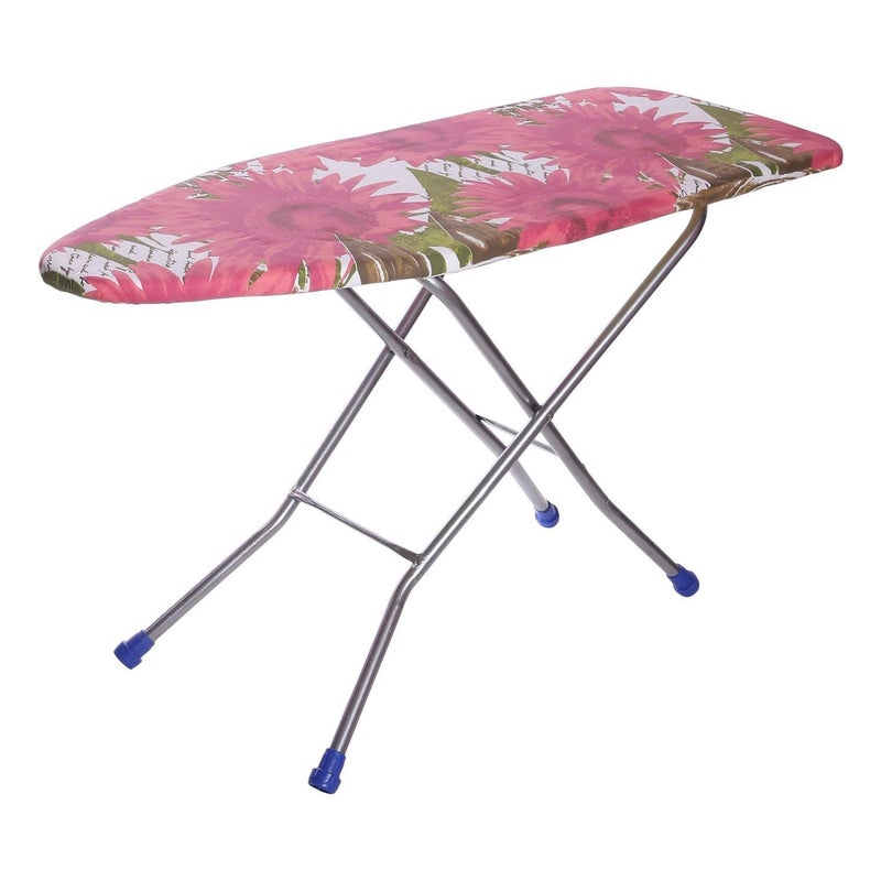 MOREYAJI Moreyaji Wooden Self Standing Foldable Height Adjustable Premium Ironing BoardIron Table Stand with Press Holder Color May Vary MultiColor Make in India  - Image 1