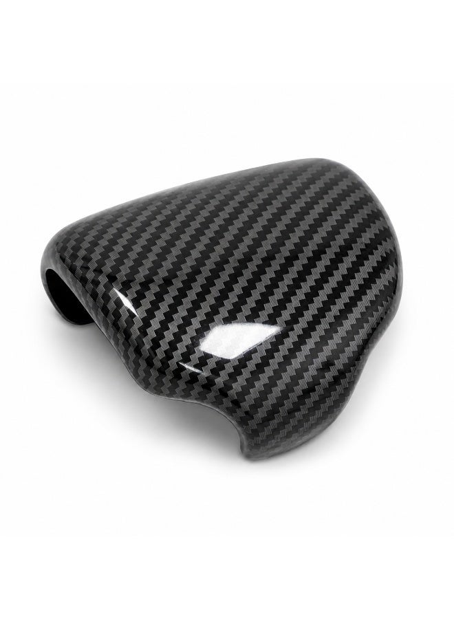 Gear Shift Lever Cover Trim for Honda CR-V 2017-2021, Black Carbon Fiber Style Plastic Interior Decoration - Image 1