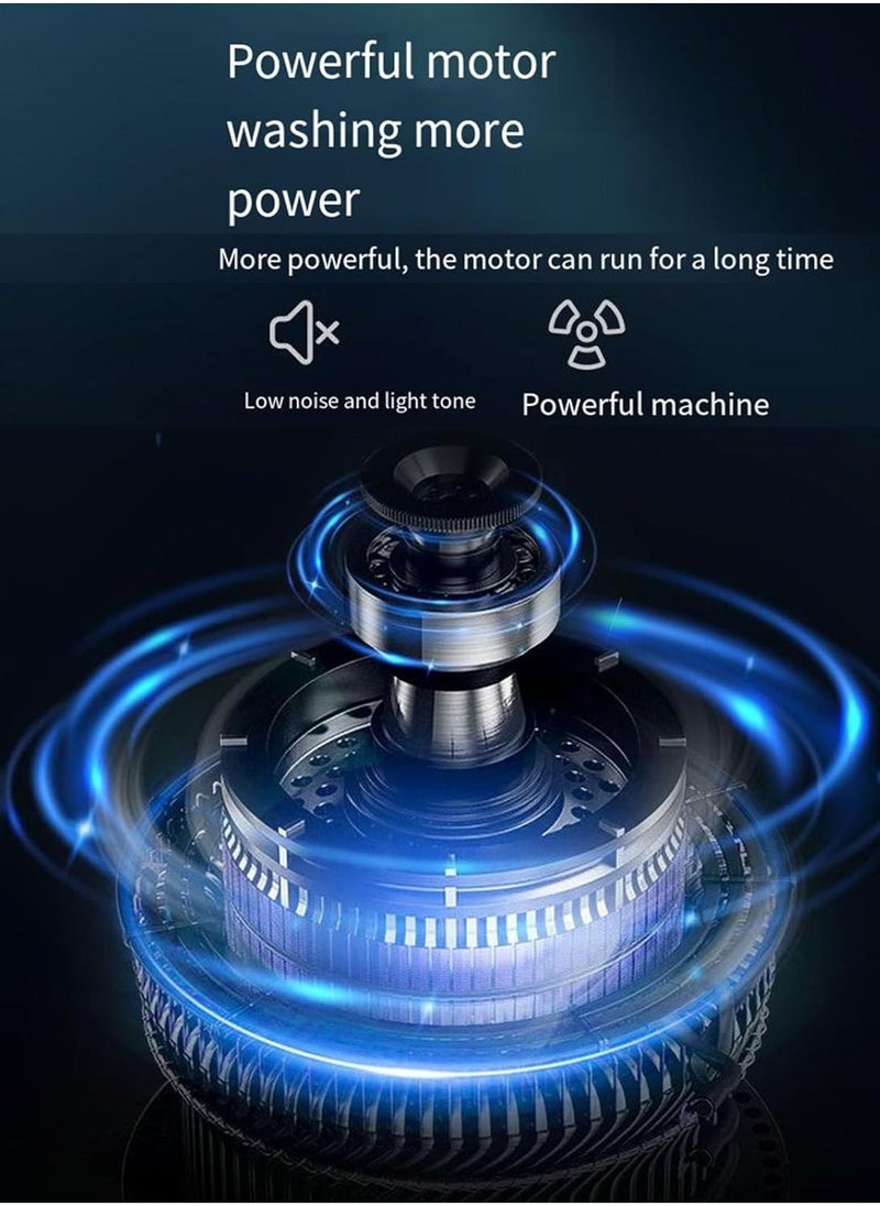 ELTRAZONE غسالة مع مجفف – غسالة ملابس ذات حوض واحد للأقمشة والأحذية وأغراض الأطفال، آلة غسيل وتجفيف محمولة للمنزل والشقق والسفر – تصميم فعال يوفر المساحة - Image 3