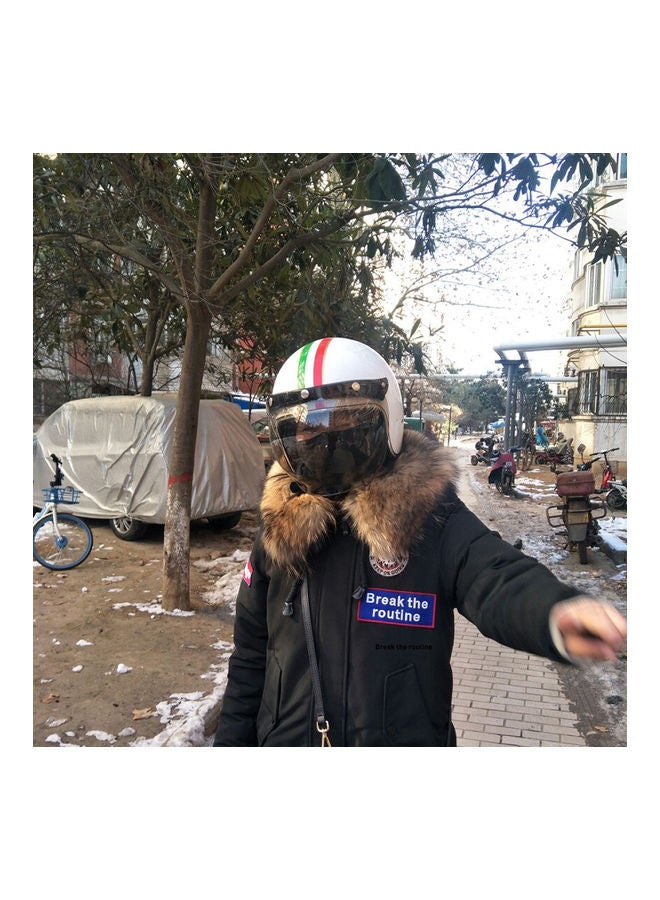 NIBEMINENT 3-Snap Bubble Wind Shield for Motorcycle Helmet - Image 2