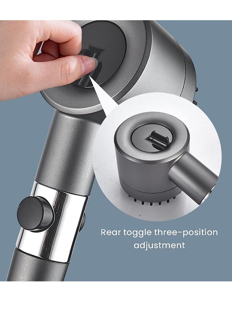 Shower Filter Shower Head High Pressure Bathroom Accessories Set Massage High Pressure 3 Modes Adjustable Shower Heads with Filter Shower Head  Remove Chlorine and Impurities - Image 4