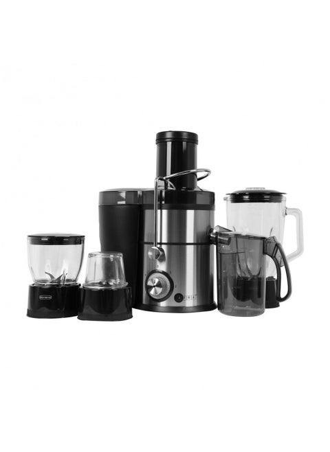 4 in 1 Juicer 2 Speed Settings 1.5 Liter Capacity Pulse Function Pulp Container Glass Blender With Meat Chopper & Grinder Jar G-Mark ESMA RoHS And CB Certified