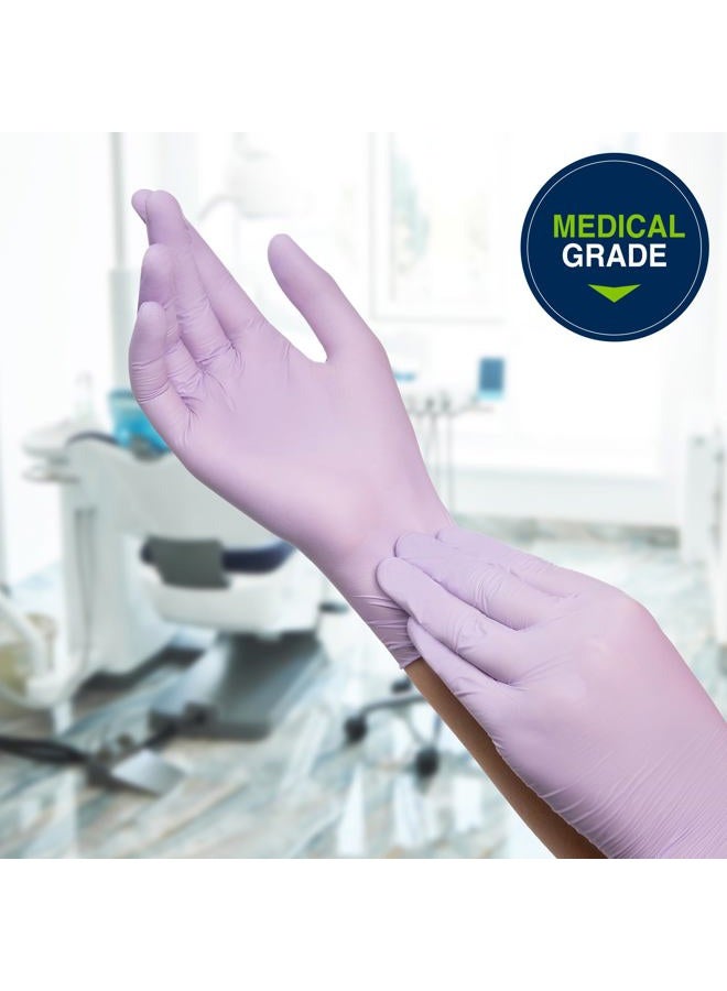 Halyard Health 52817-bx Nitrile Powder-Free Exam Gloves, S, Shape, Small, Lavender (Pack of 250) - Image 4