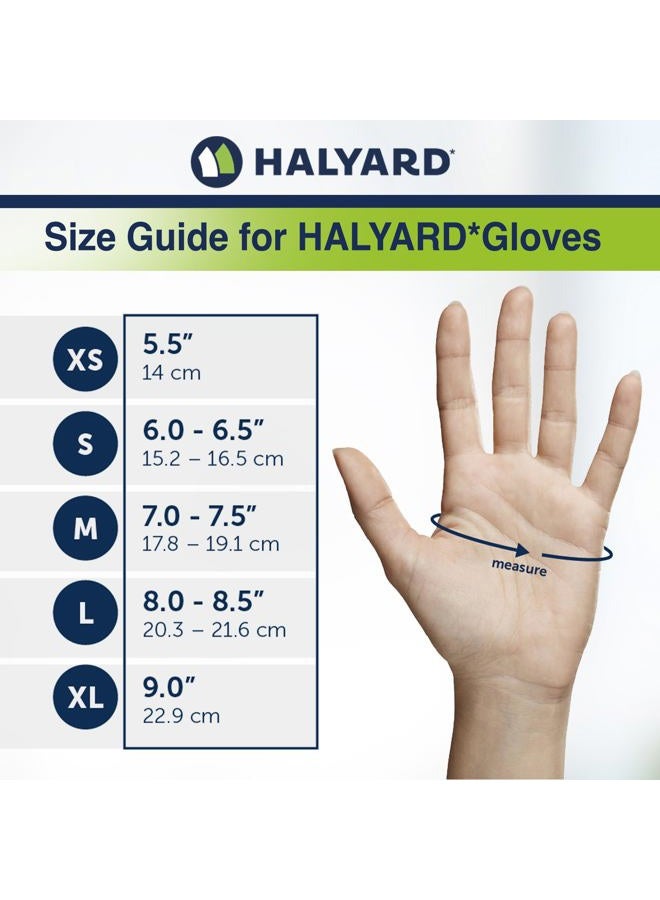 Halyard Health 52817-bx Nitrile Powder-Free Exam Gloves, S, Shape, Small, Lavender (Pack of 250) - Image 3