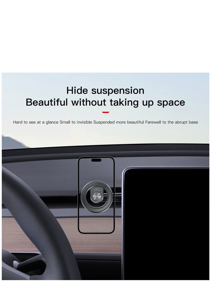 Brave Magnetic Car Phone Holder - Dashboard Mount, 360° Rotation, Super Strong Magnets, MagSafe Compatible, Perfect for Tesla and All Cars, Fits iPhone 16 Pro Max, iPhone 16 Pro, iPhone 16 Plus, iPhone 15/14/13/12/11, Galaxy S25, S24 Ultra, S23 Ultra and More  - Image 5
