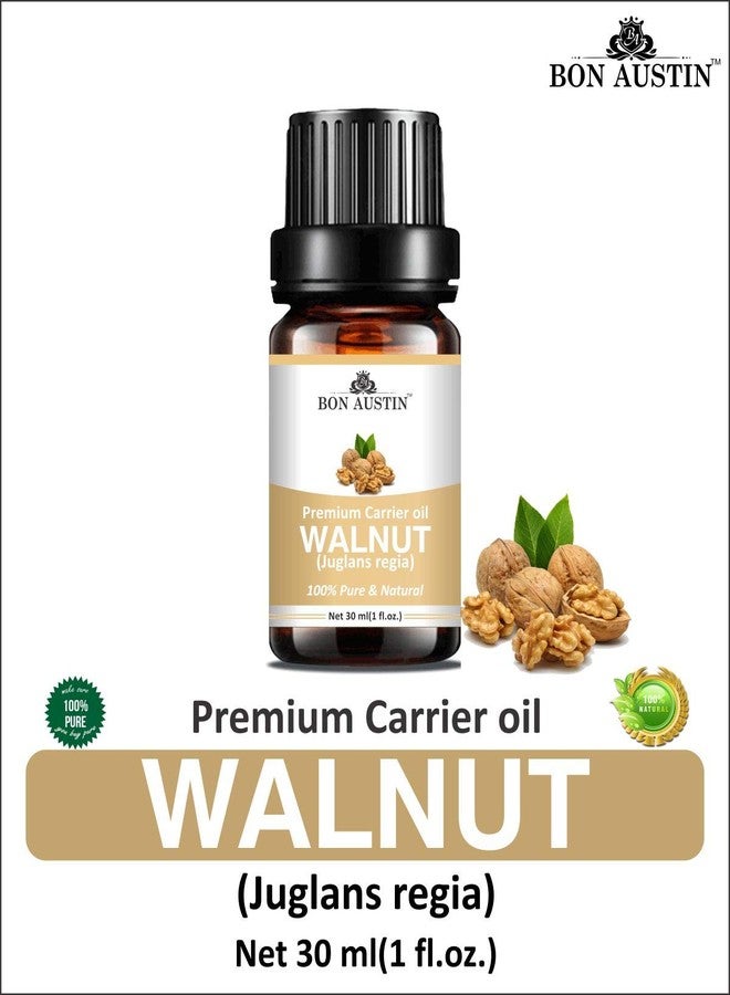 Bon Austin 100% Pure and Natural Premium Carrier Walnut Oil with Juglans Rega - For Hair Growth and Anti Hair Fall (30 ml) Combo - Pack of 2 Bottles (60 ml) - Image 3