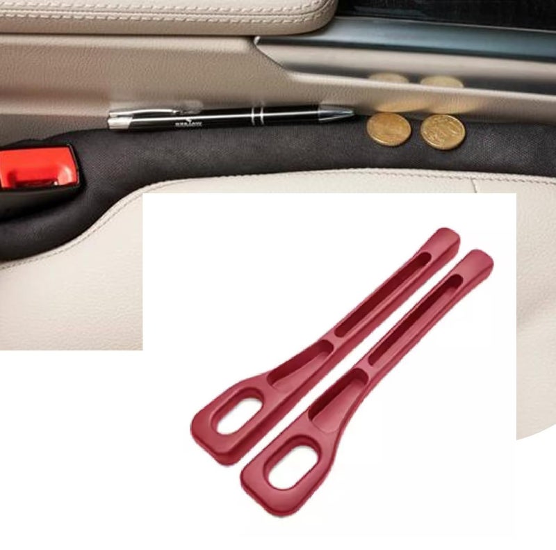Car Seat Gap Filler, Side Seam Caulking Tape, Sealing Filling, Universal Interior Decoration Supplies, Organizer Accessories for Friends and Family (Maroon) - Image 5