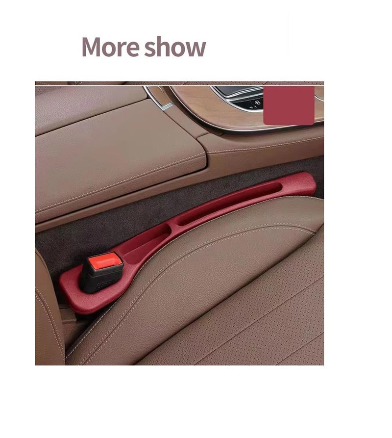 Car Seat Gap Filler, Side Seam Caulking Tape, Sealing Filling, Universal Interior Decoration Supplies, Organizer Accessories for Friends and Family (Maroon) - Image 4