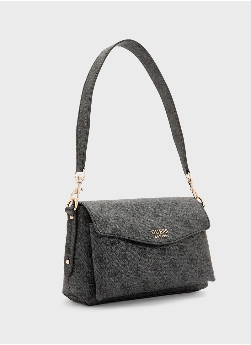 GUESS Brenton Flap Shoulder Bag  - Image 3