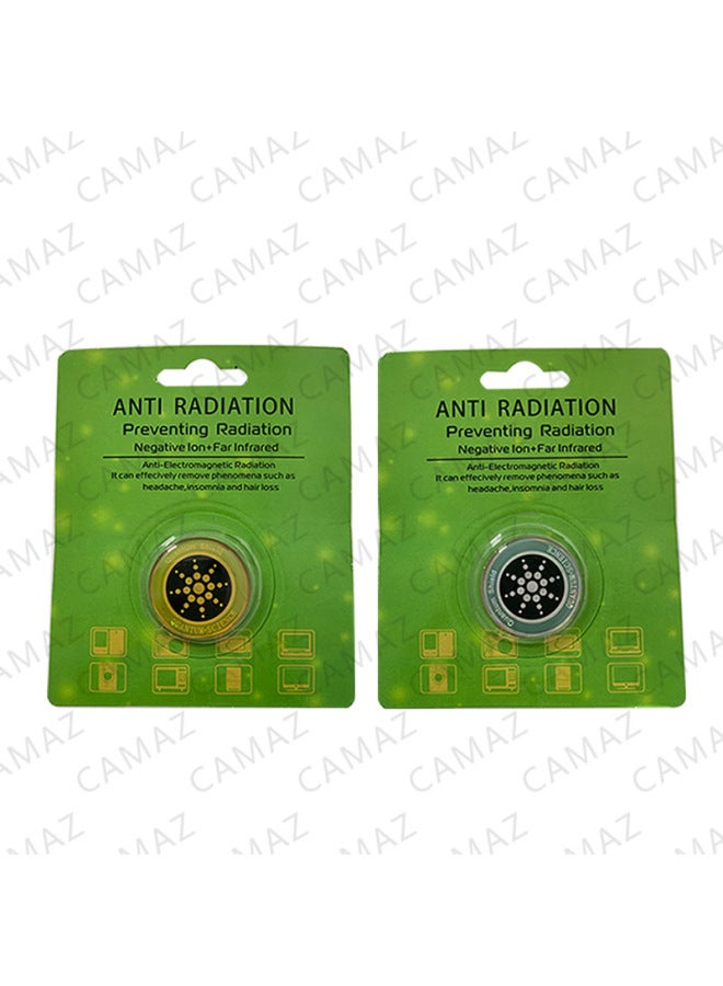 SOURCE Silicone Radiation-proof Mobile Phone Shield Blister Card Paper Packaging English Version-Color:Gold - Image 3
