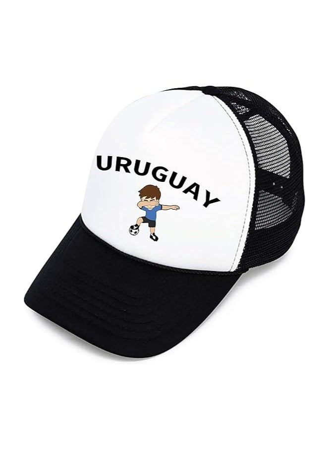 Uruguay Sports Cap With Adjustment Plastic Snap Closure For Men And Women - Image 2