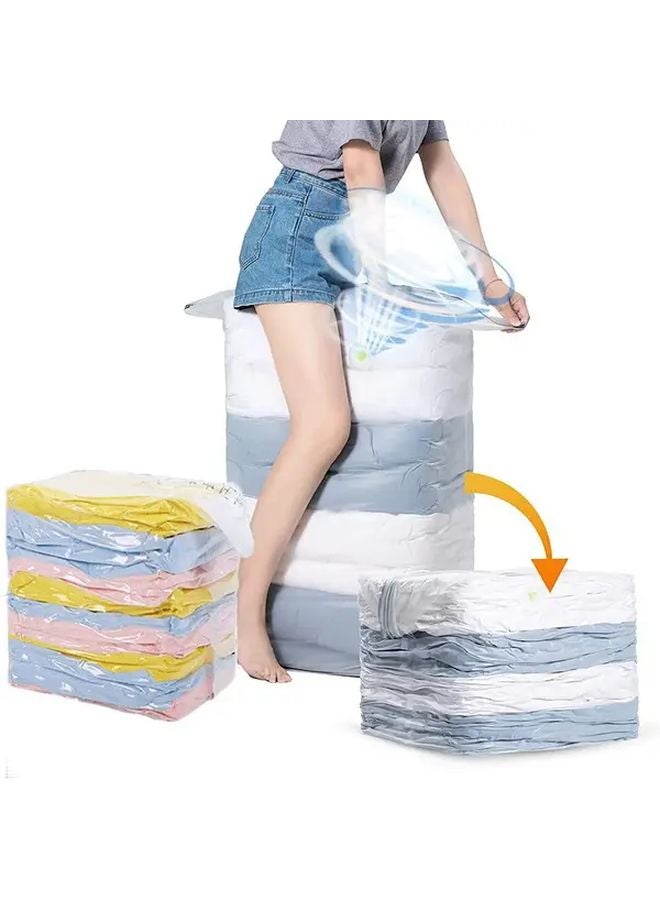 حجم M كيس تخزين فراغ ثلاثي الأبعاد موفر للمساحة للمفروشات ملابس إكسسوارات السفر - Image 1