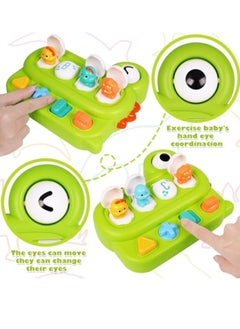YelaJoy Baby Pop Up Toy- Colorful Cause and Effect Toys for Babies 36 Months Montessori Toy Toddler Infant Toys- Cute Jungle Pop Up Baby Toy- Popup Dinosaur Toy for Early Learning Sensory Development Toy  - Image 4